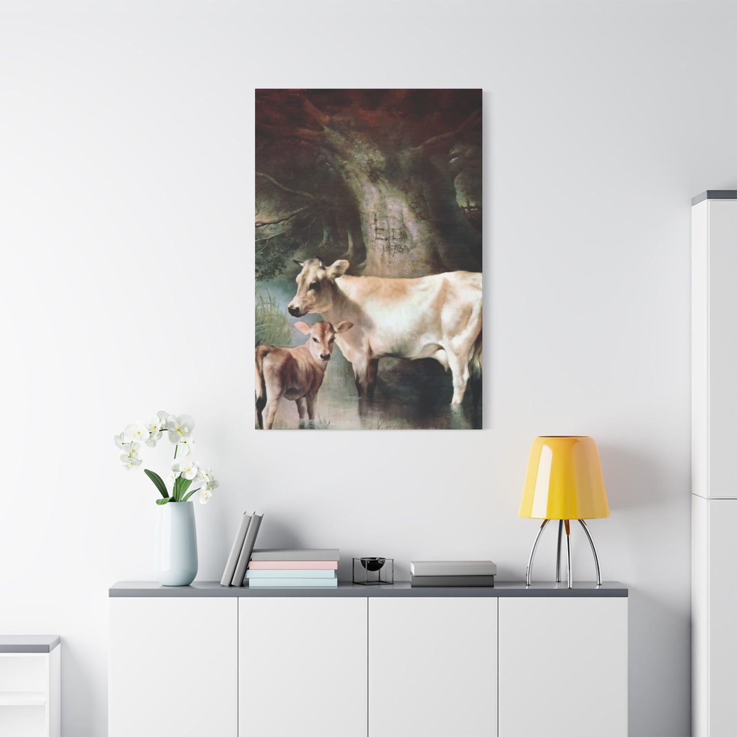 Aesthetic Cow Wall Art & Canvas Prints