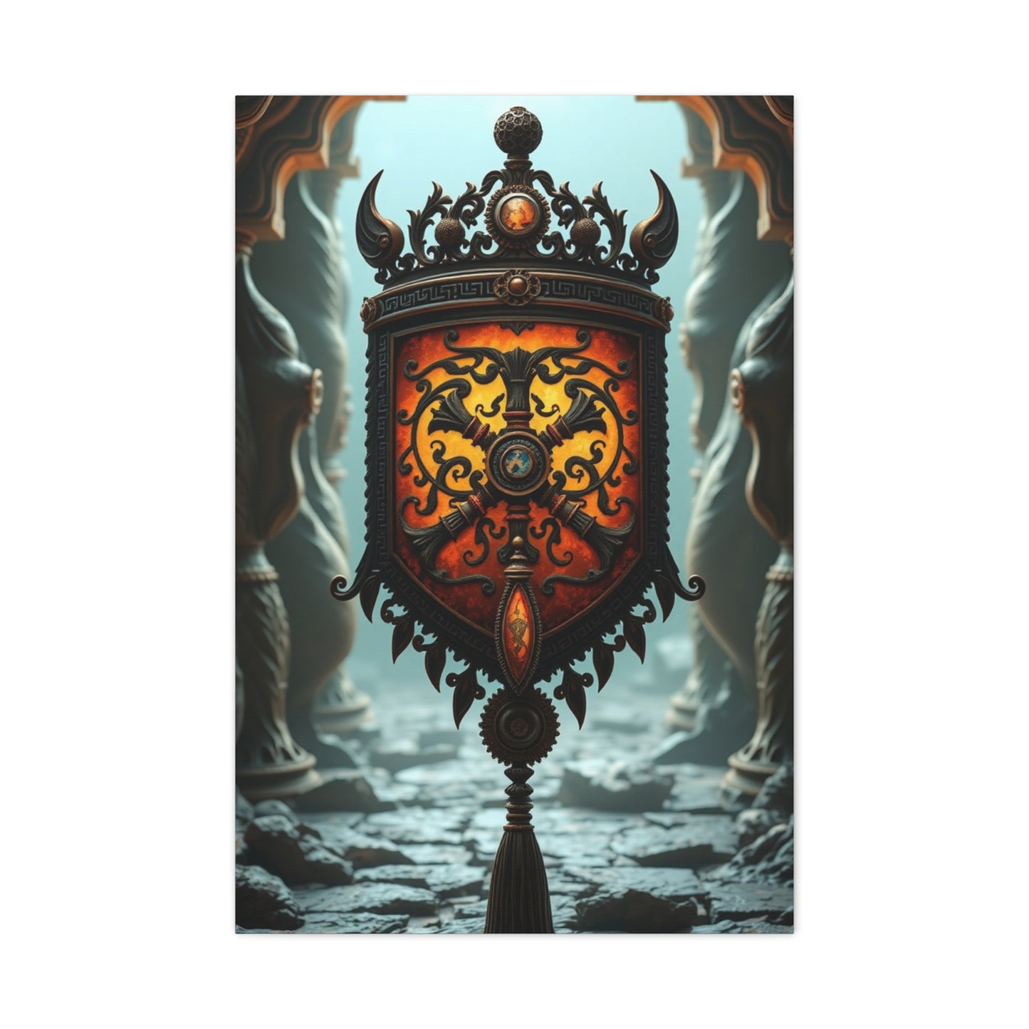 Archaic Elegance Wall Piece