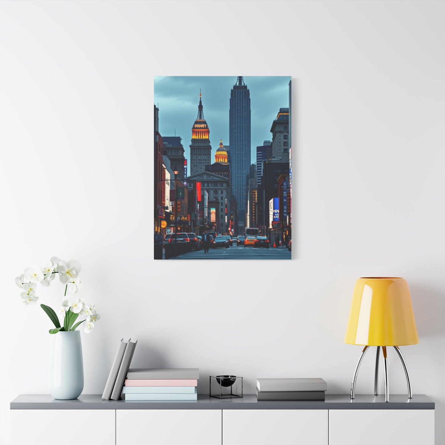 City Lights Euphoria Art Wall Art & Canvas Print