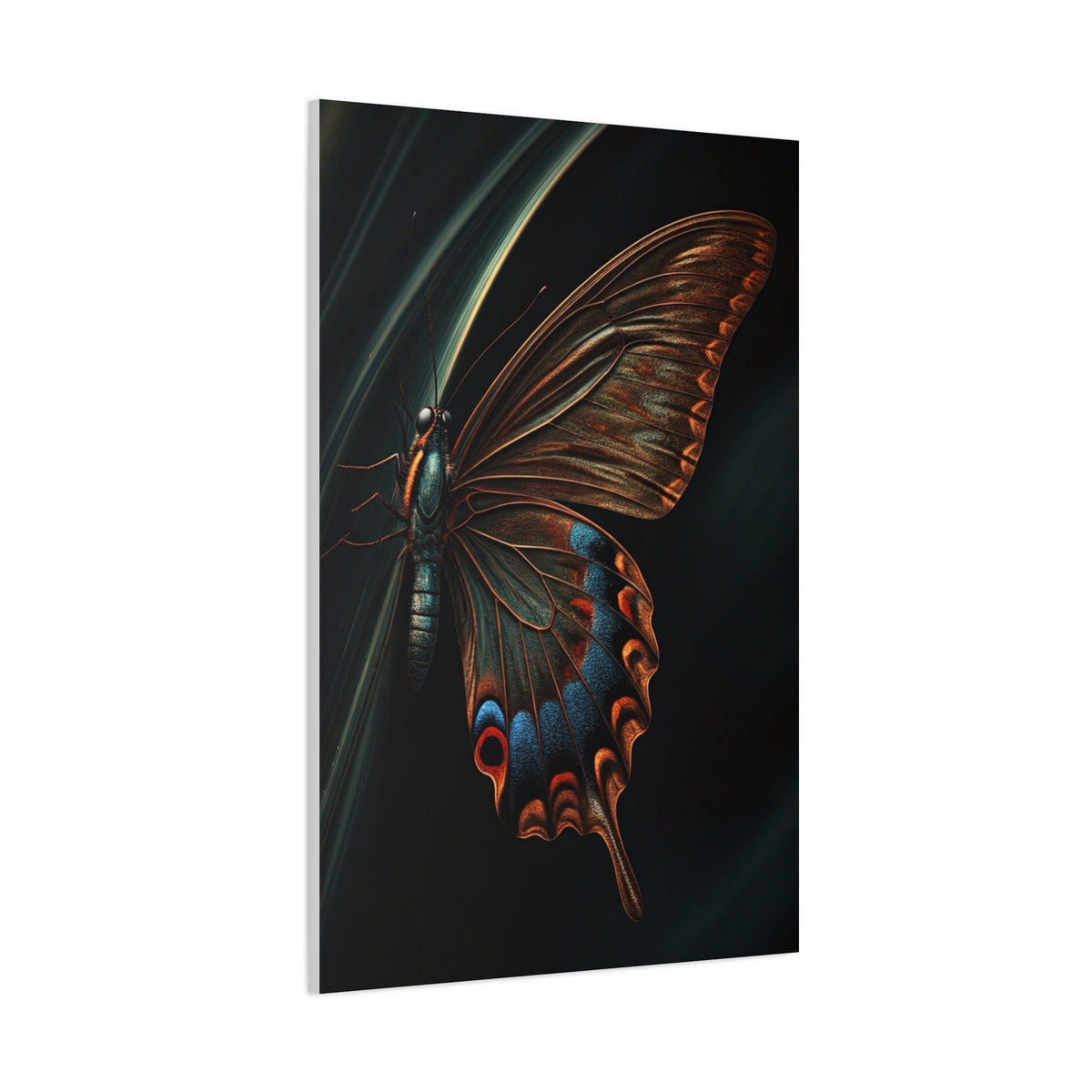 Copper Swallowtail Butterfly with Jewel Wing Patterns Wall Art & Canvas Prints
