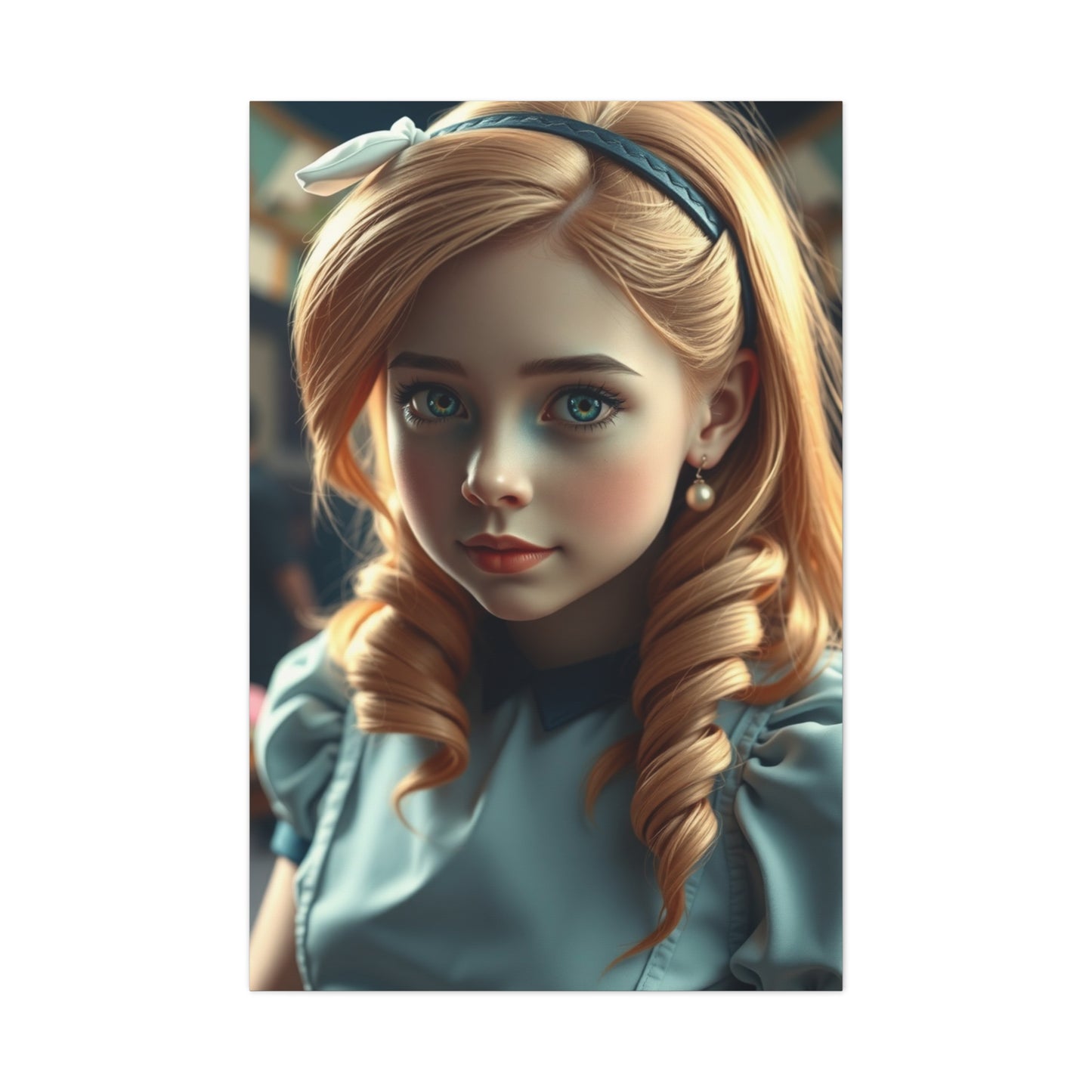 Alice In Wonderland Characters Art Refined Canvas Wall Art & Canvas Print