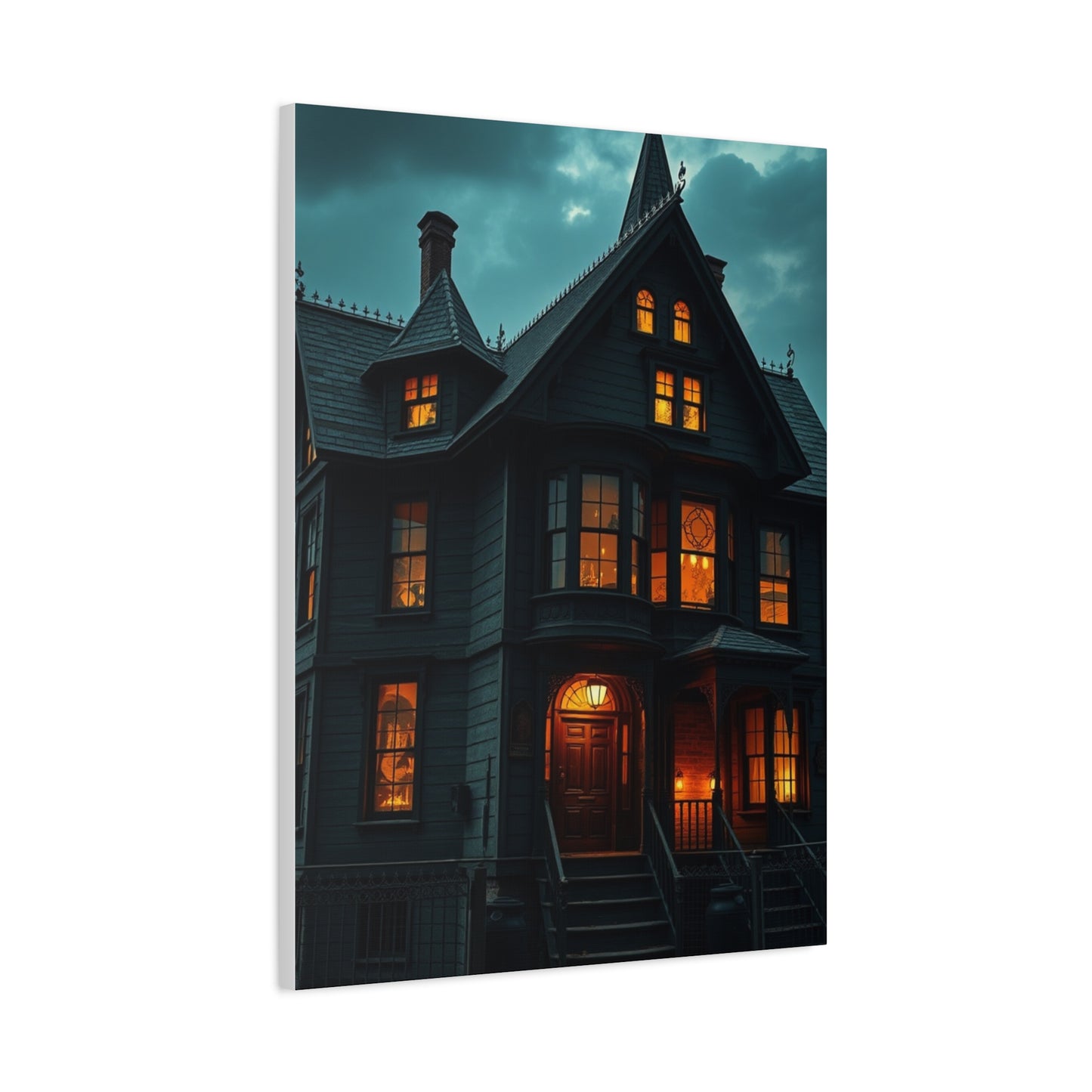 Vision Haunted House Art Art Wall Art & Canvas Print