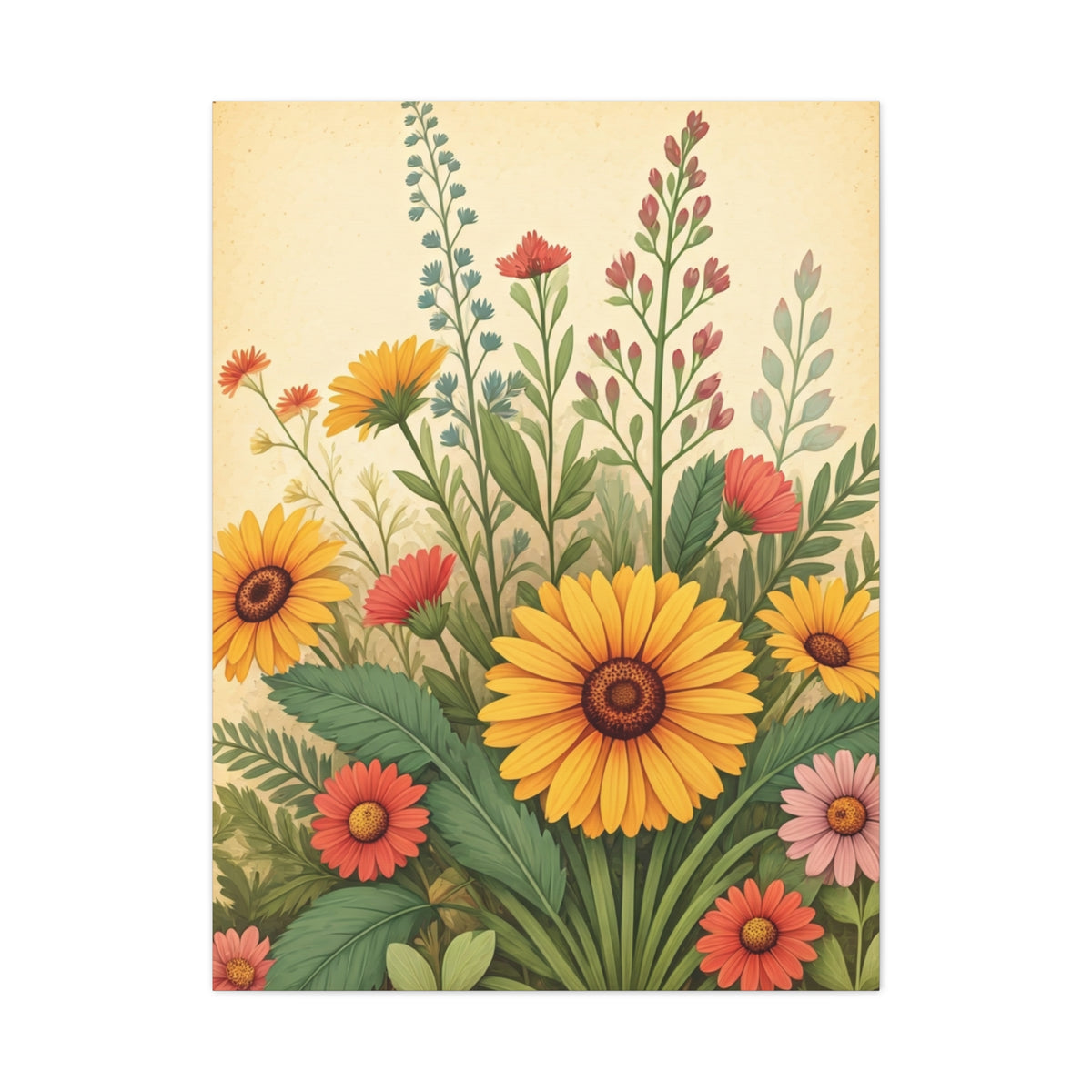 Desert Wildflower Harmony Wall Art & Canvas Prints