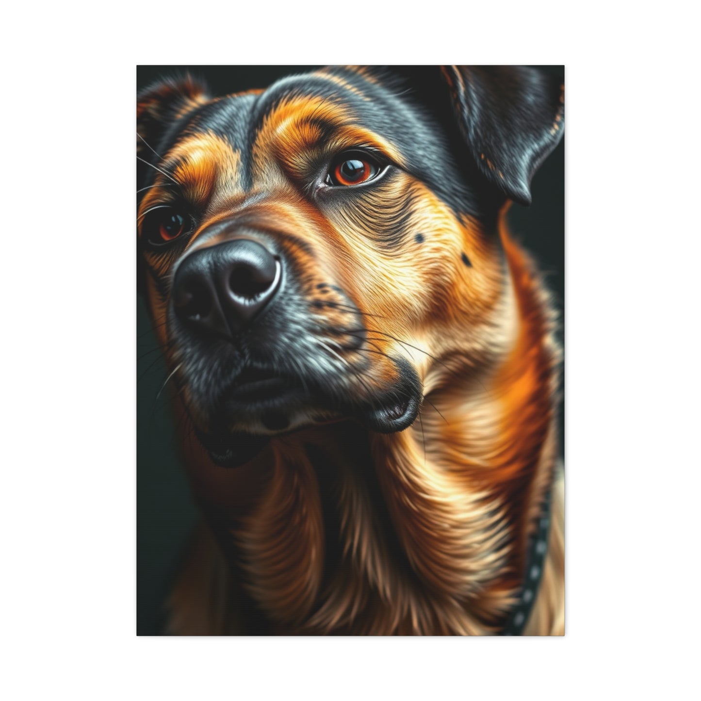 Black and Tan Art Supreme Canvas Wall Art & Canvas Print