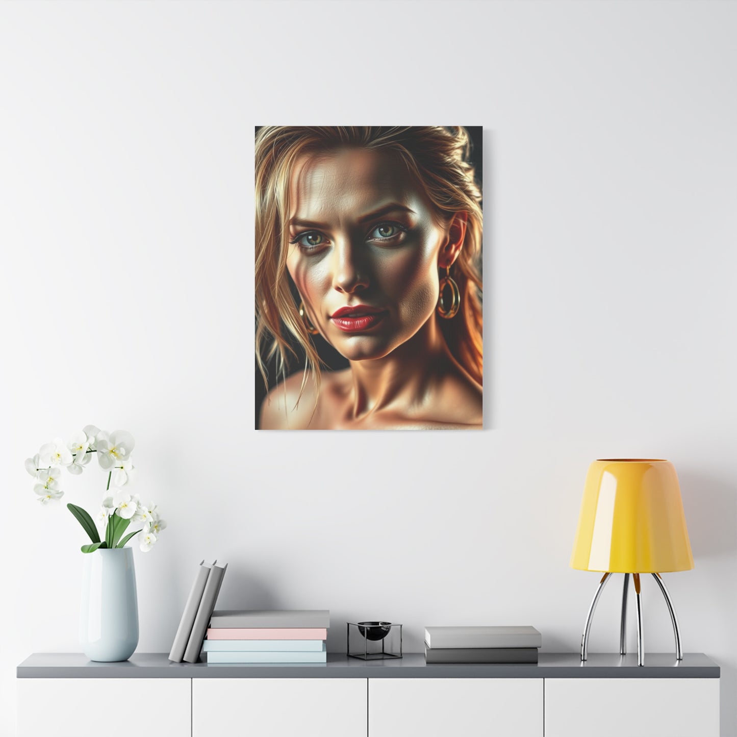 Glamour Gaze Canvas Wall Art & Canvas Print