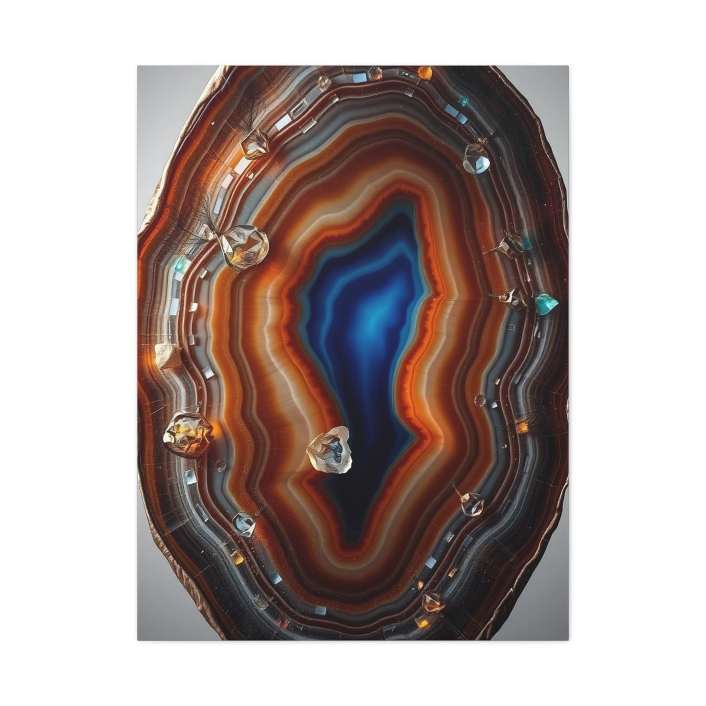 Agates, Geodes & Minerals Art Supreme Canvas Gallery Wall Art & Canvas Print