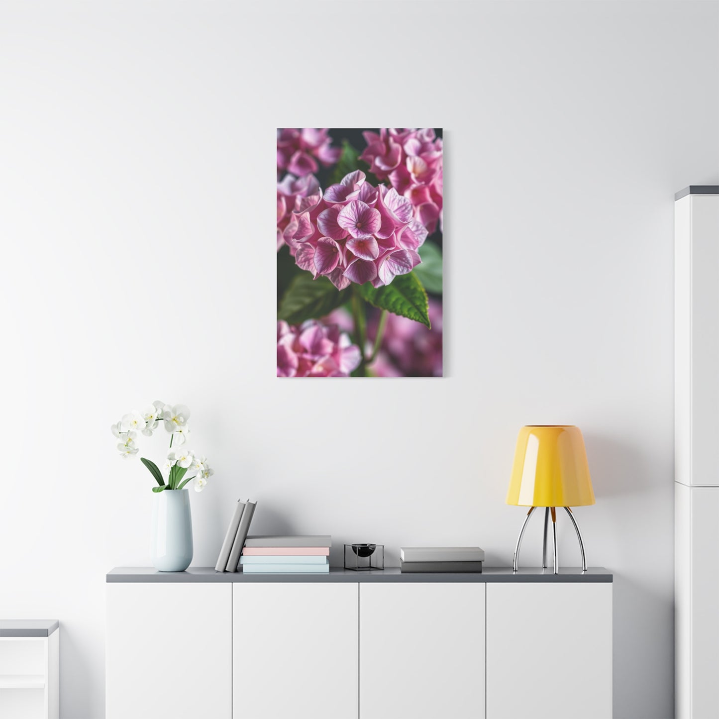 Supreme Hydrangea Flower Art Wall Art & Canvas Print
