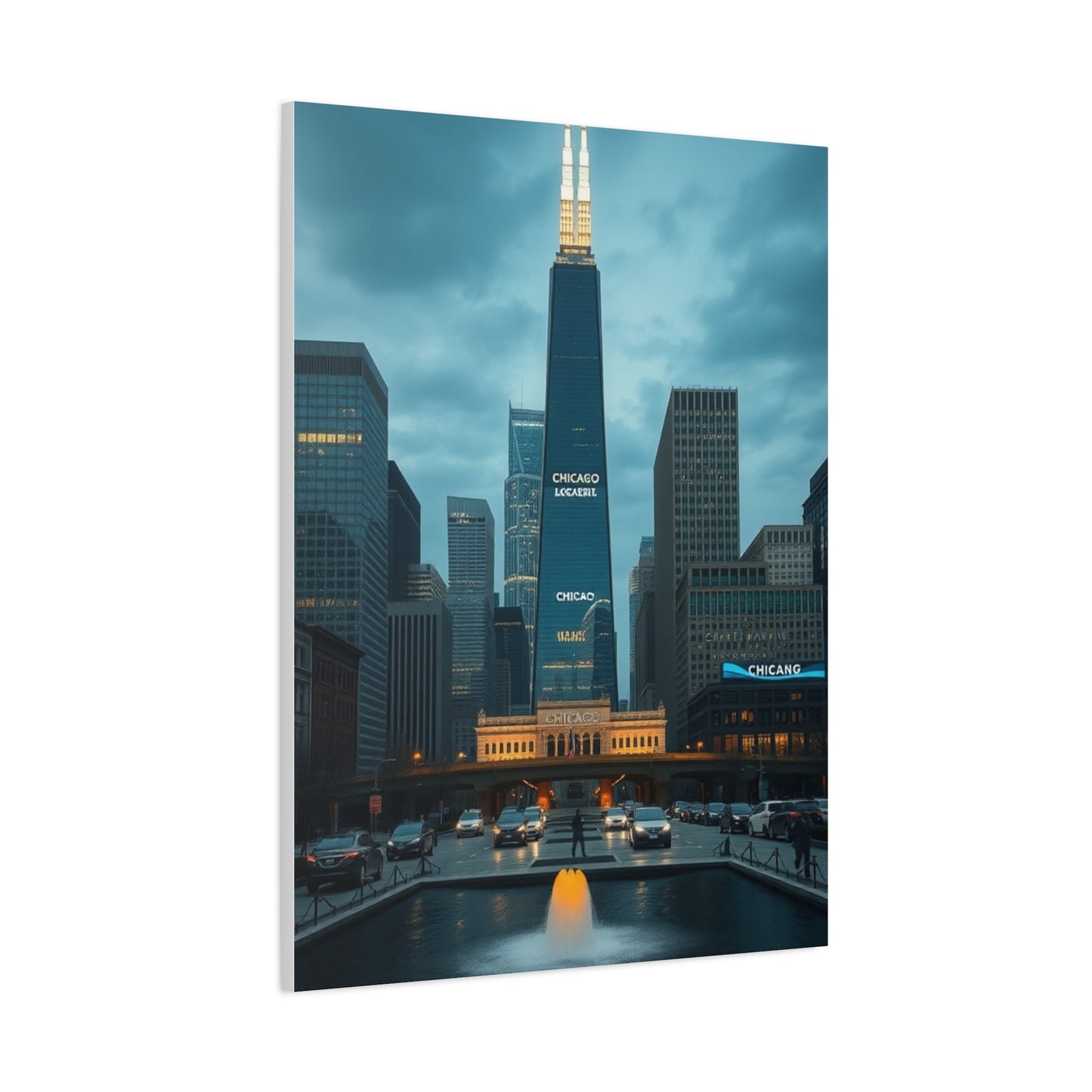 Chicago Art Supreme Canvas Wall Art & Canvas Print