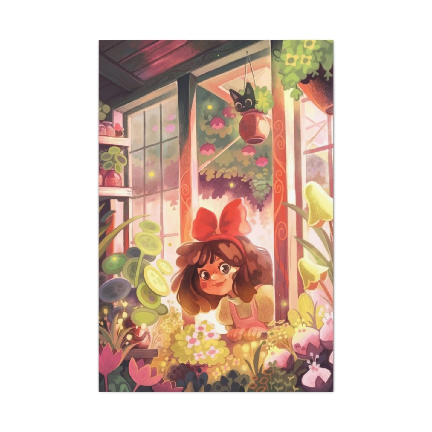 Window Girl Wall Art & Canvas Prints