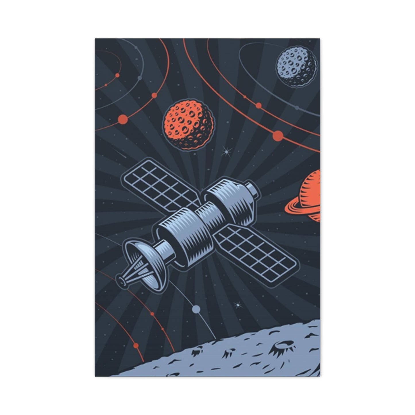 Satellite Poster Wall Art & Canvas Prints