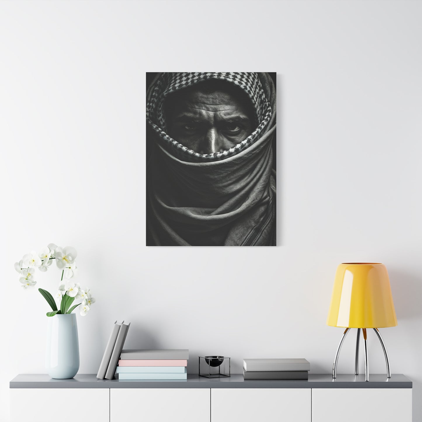 Eyes of Endurance Black & White Portrait Wall Art & Canvas Prints