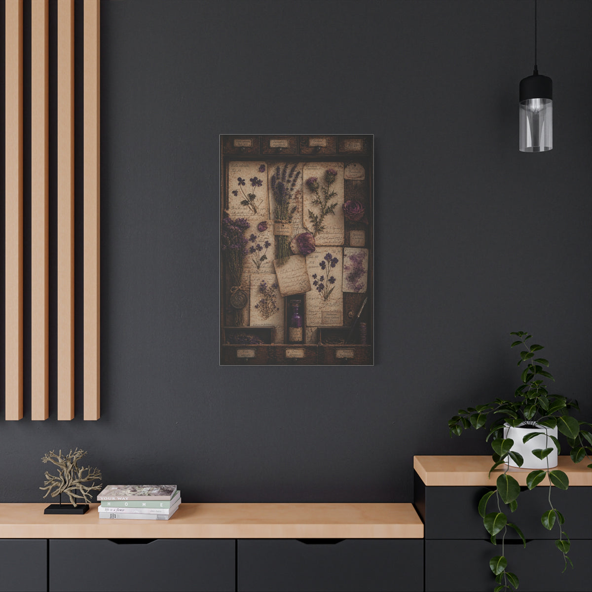 Antique Botanical Herbarium Study Wall Art & Canvas Print