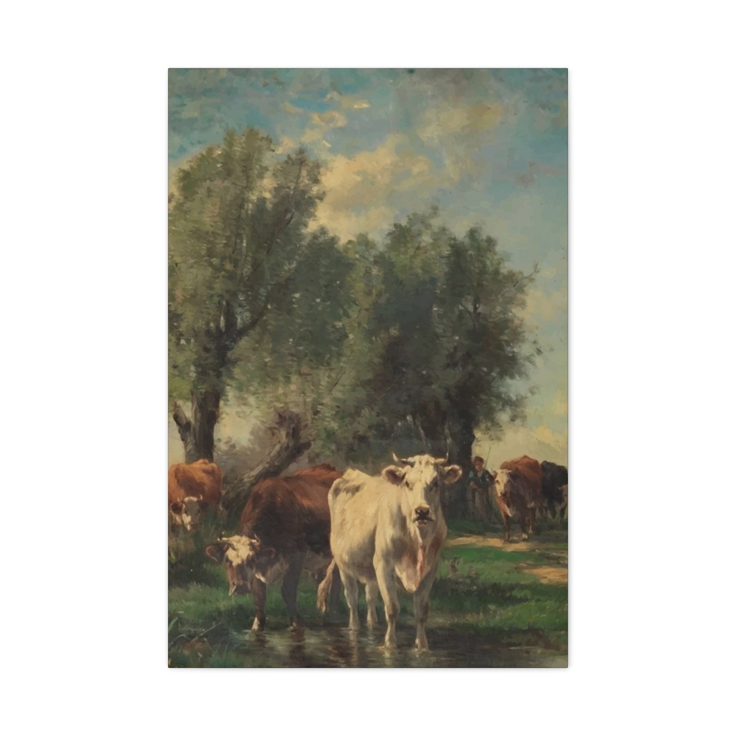 American Cow Wall Art & Canvas Prints