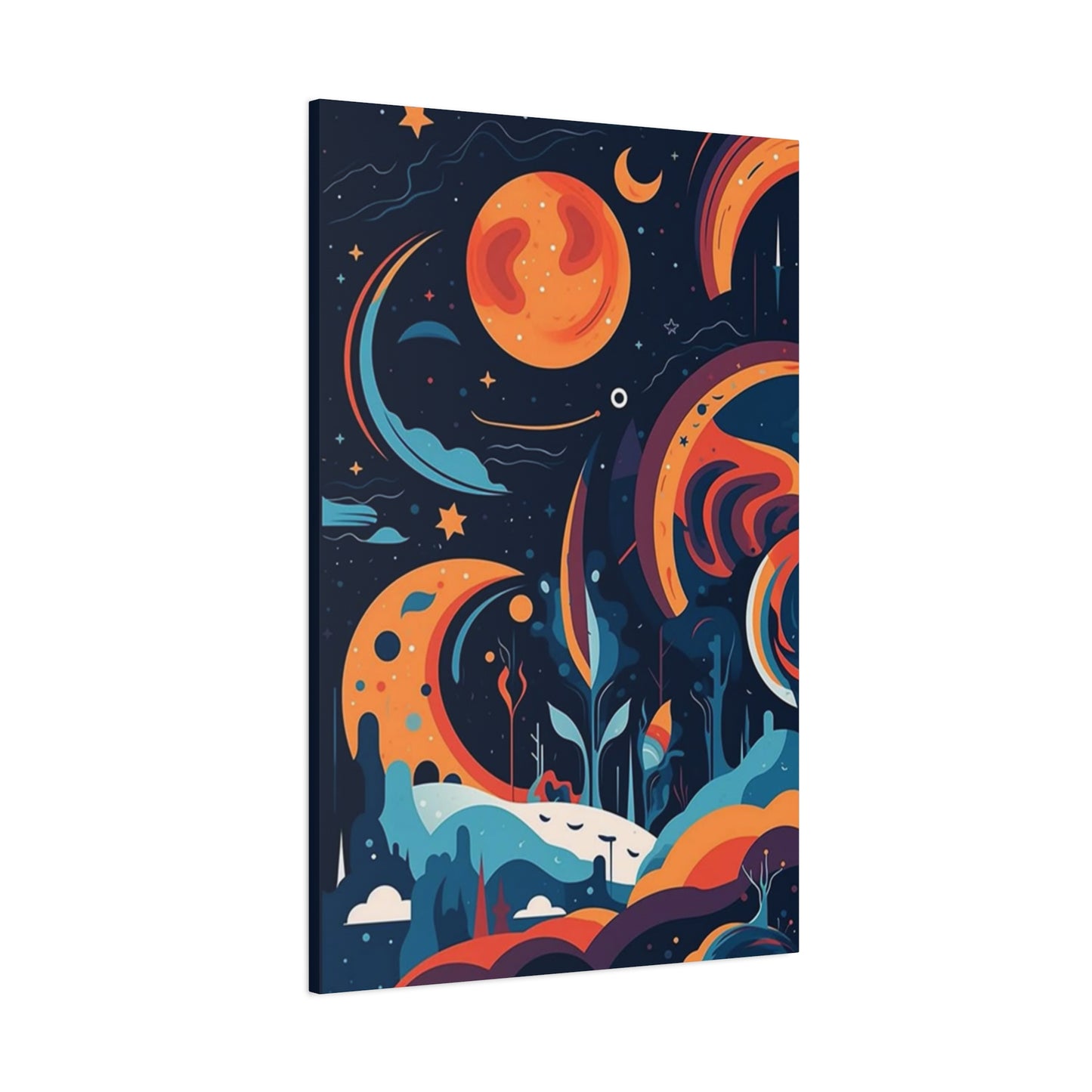 Abstract Moon & Space Poster Wall Art & Canvas Prints