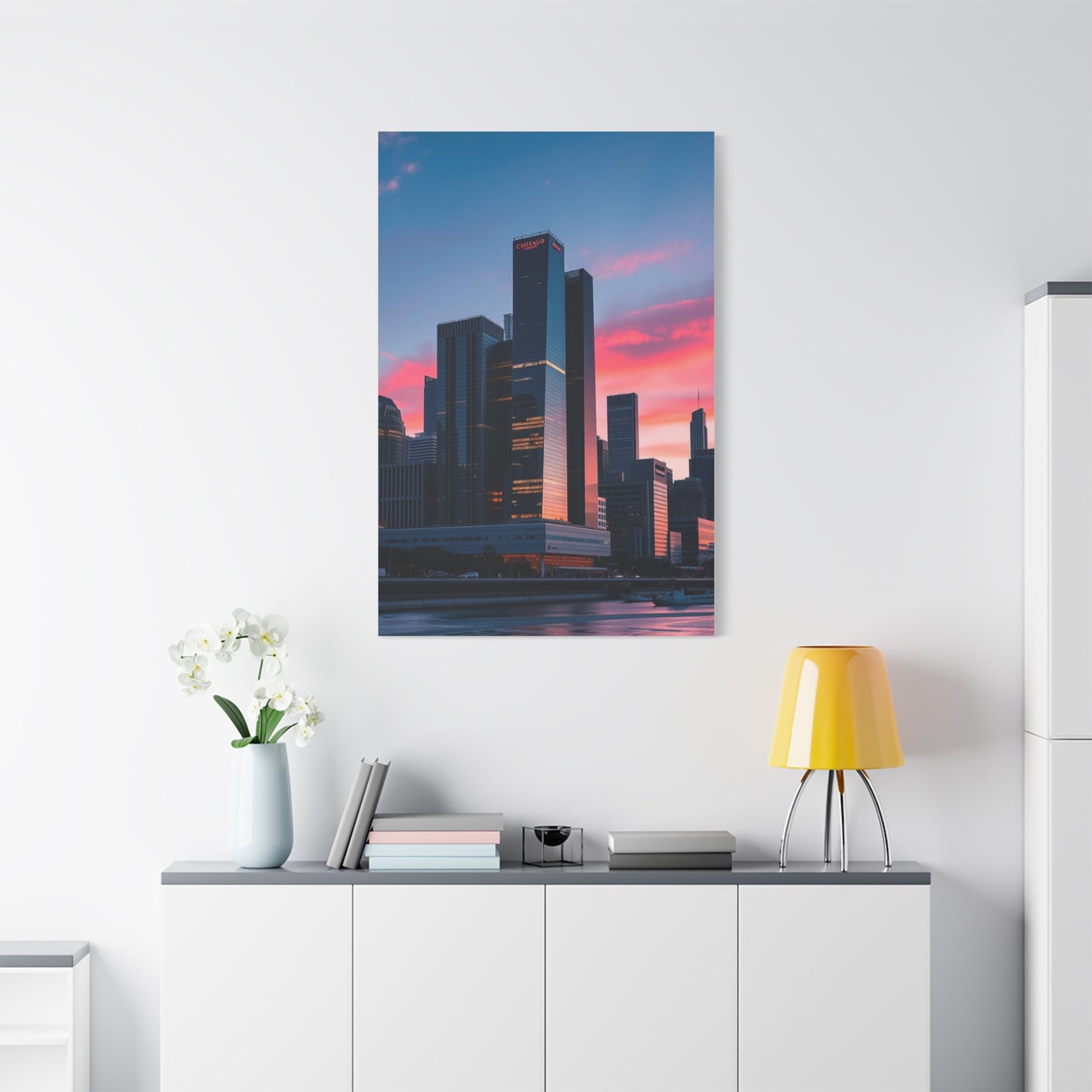 Chicago Skylines Art Refined Canvas Wall Art & Canvas Print