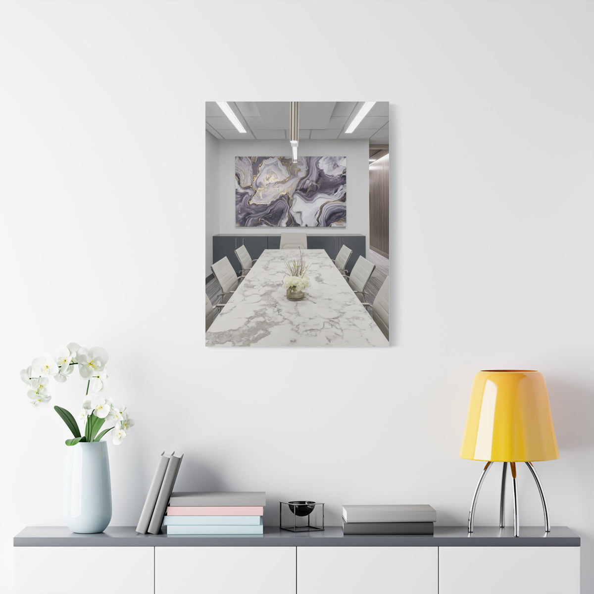Mineral Stone Inspired Law Office Conference Wall Art & Canvas Print