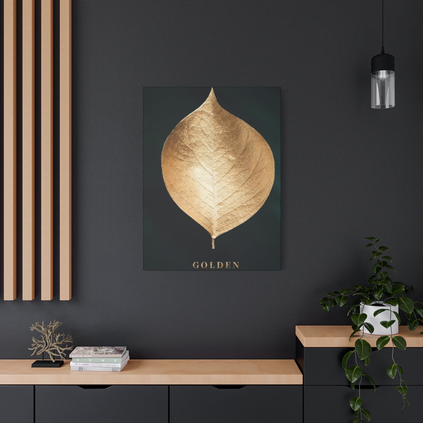Golden Leaf Wall Art & Canvas Prints