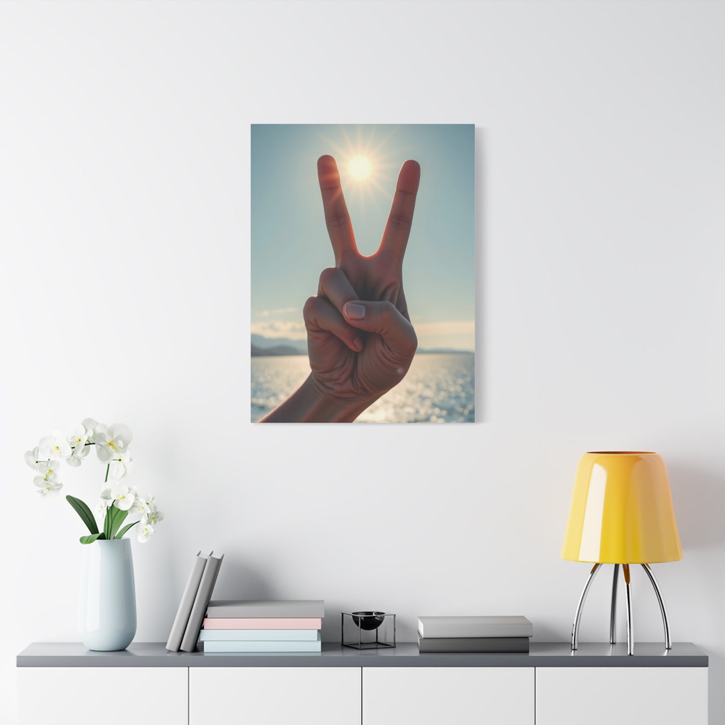 Peace Sign Art Refined Canvas Wall Art & Canvas Print