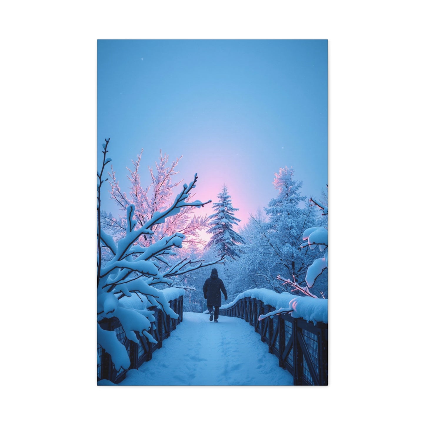 Opulent Frosted Vistas Wall Art & Canvas Print