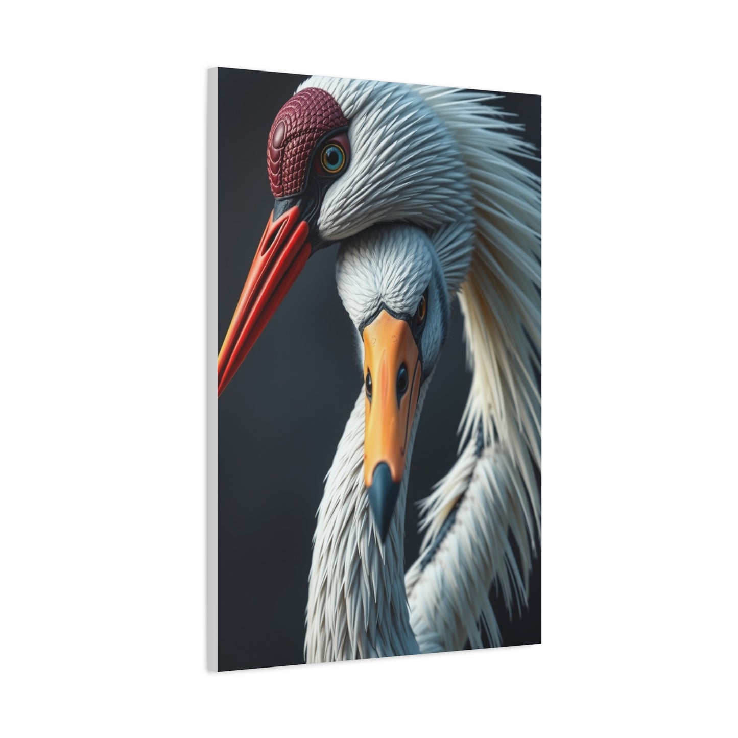 Masterpiece Crane Bird Art Vision Wall Art & Canvas Print