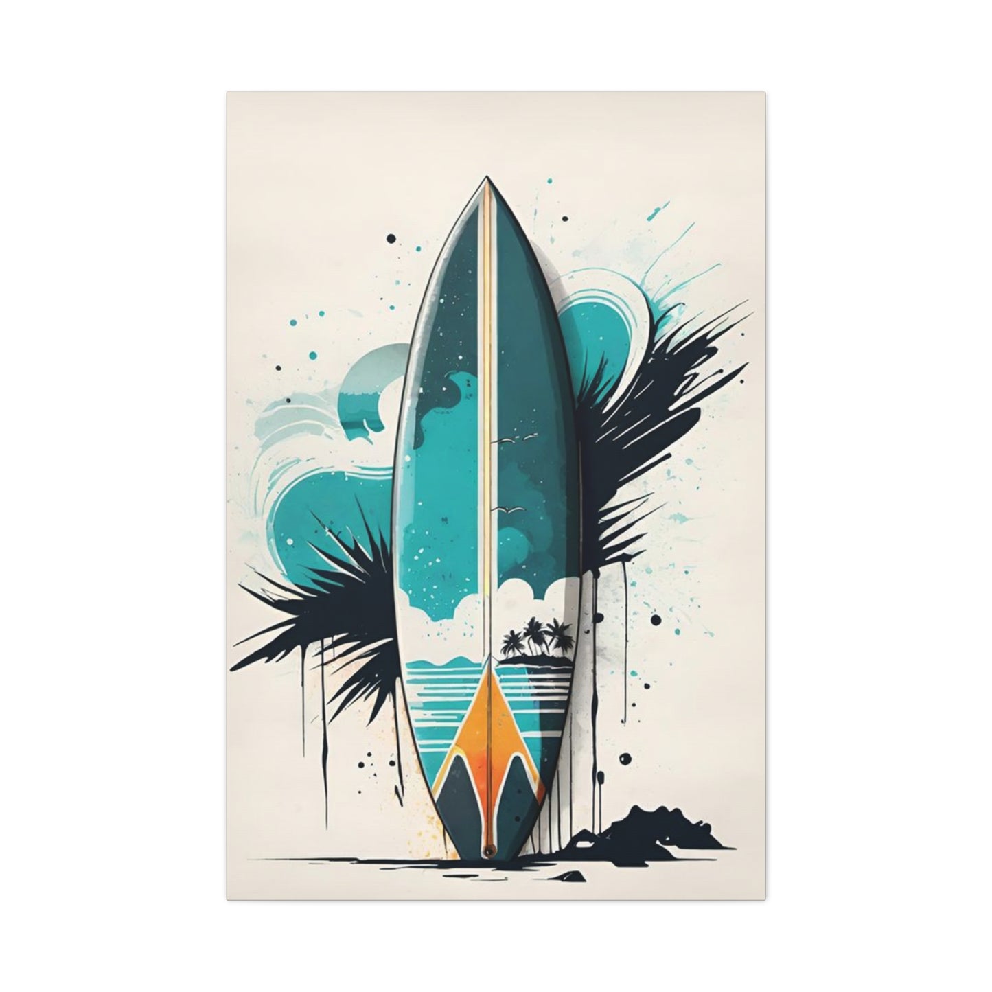 Surf Board Poster Wall Art & Canvas Prints