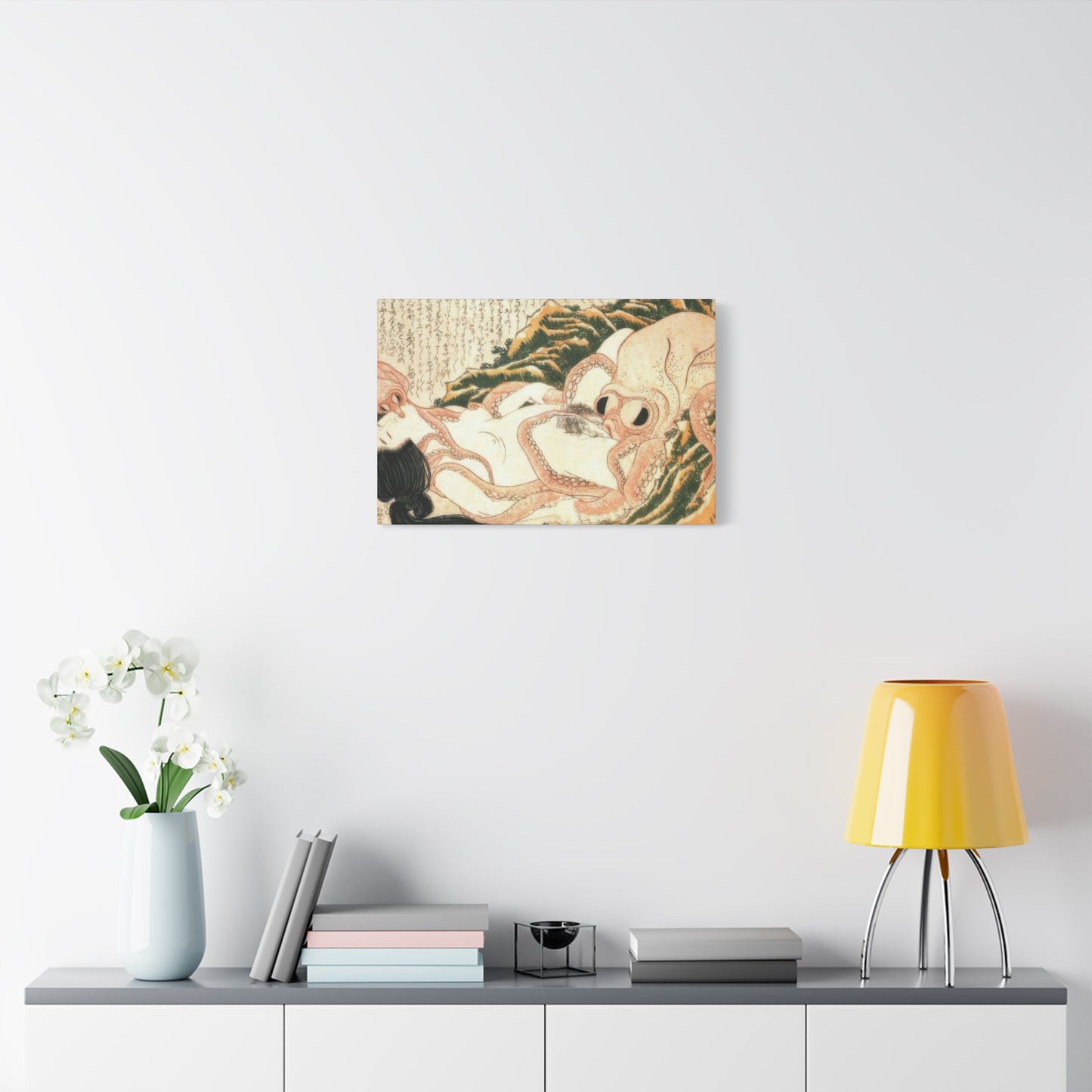 Katsushika Hokusai Dream Of The Fisherman's Wife Wall Art & Canvas Prints
