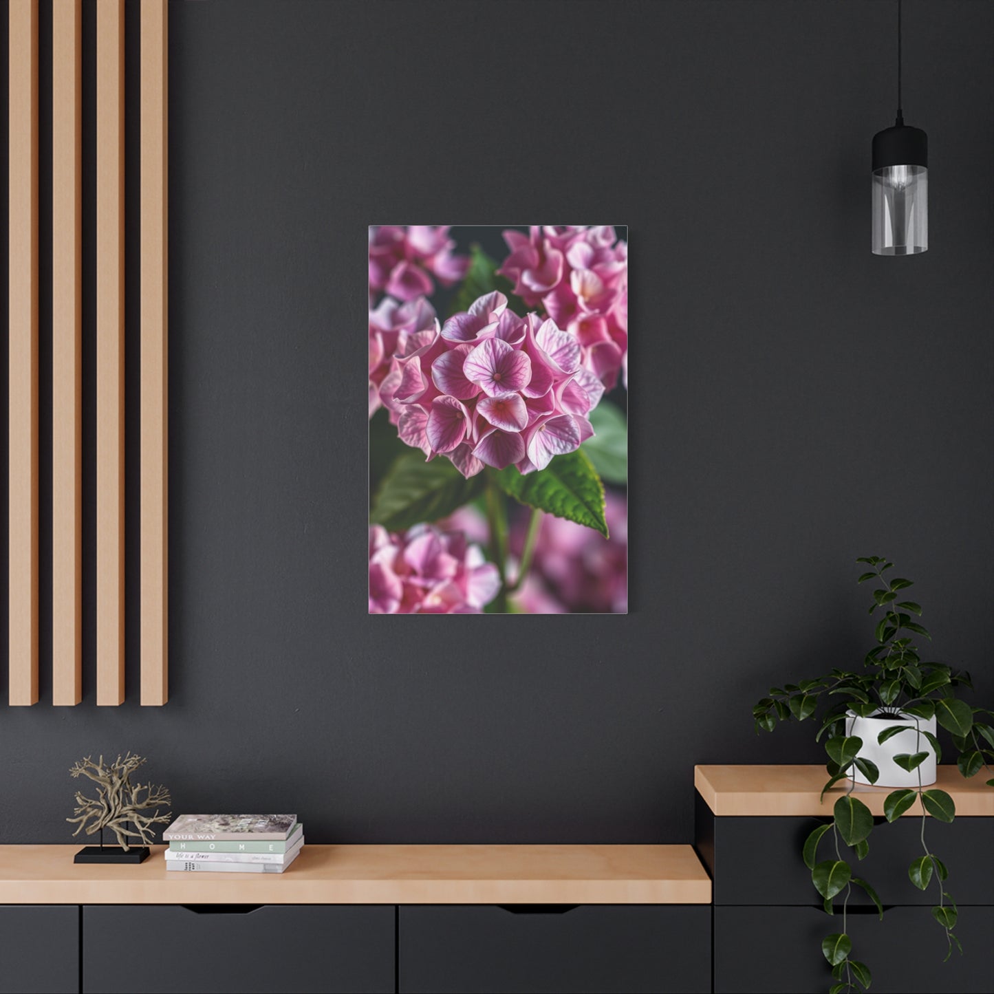 Supreme Hydrangea Flower Art Wall Art & Canvas Print