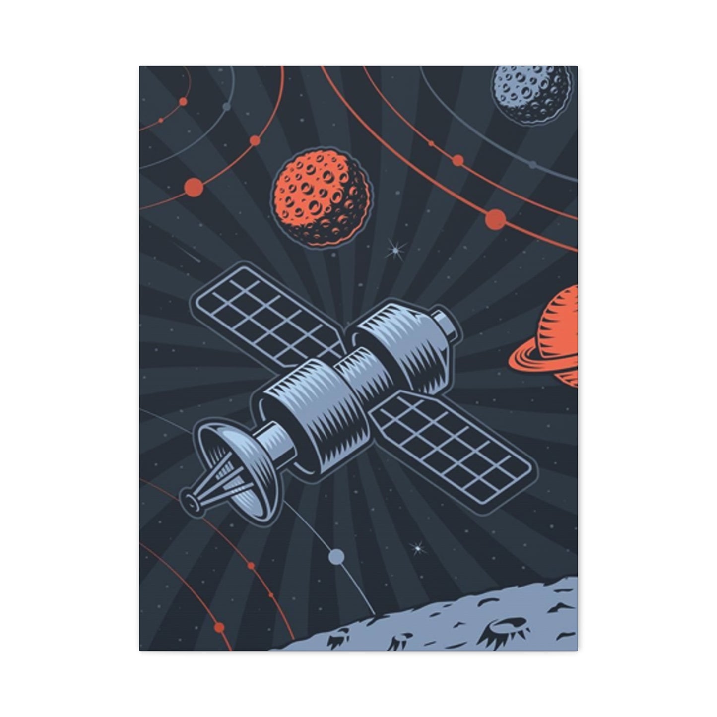 Satellite Poster Wall Art & Canvas Prints