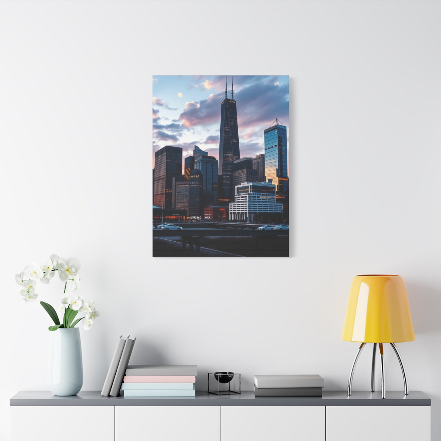 Chicago Skylines Art Supreme Canvas Gallery Wall Art & Canvas Print