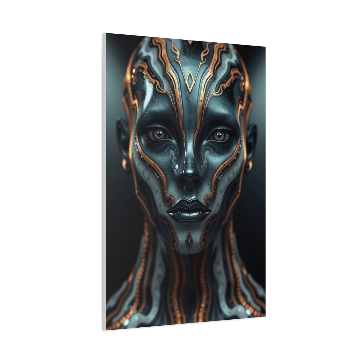 Charcoal, Onyx, and Ivory Art Luxury Canvas Wall Art & Canvas Print