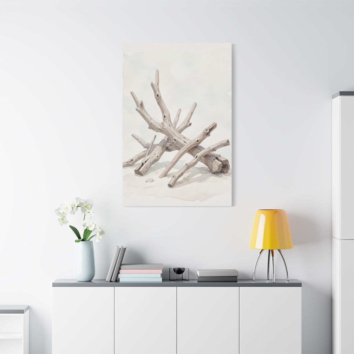 Weathered Driftwood Sculpture Wall Art & Canvas Prints