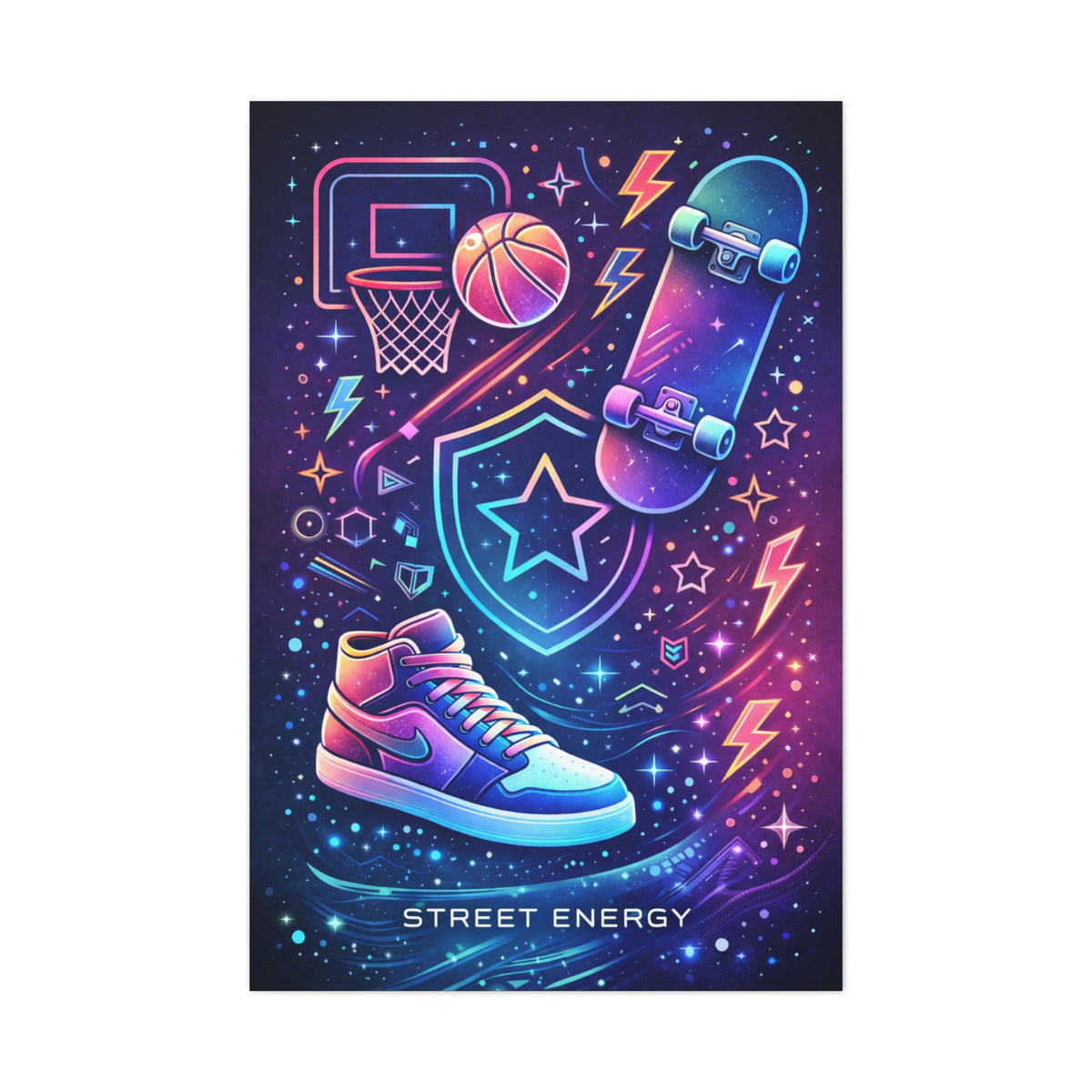 Street Energy Urban Culture Wall Art & Canvas Print