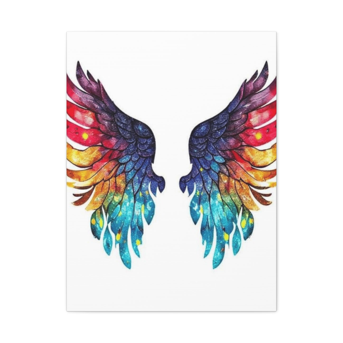 Rainbow Colour Wings Wall Art & Canvas Prints
