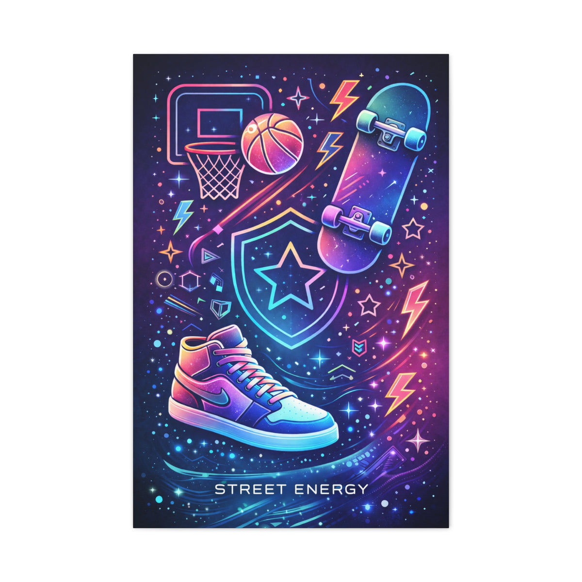 Street Energy Urban Culture Wall Art & Canvas Print
