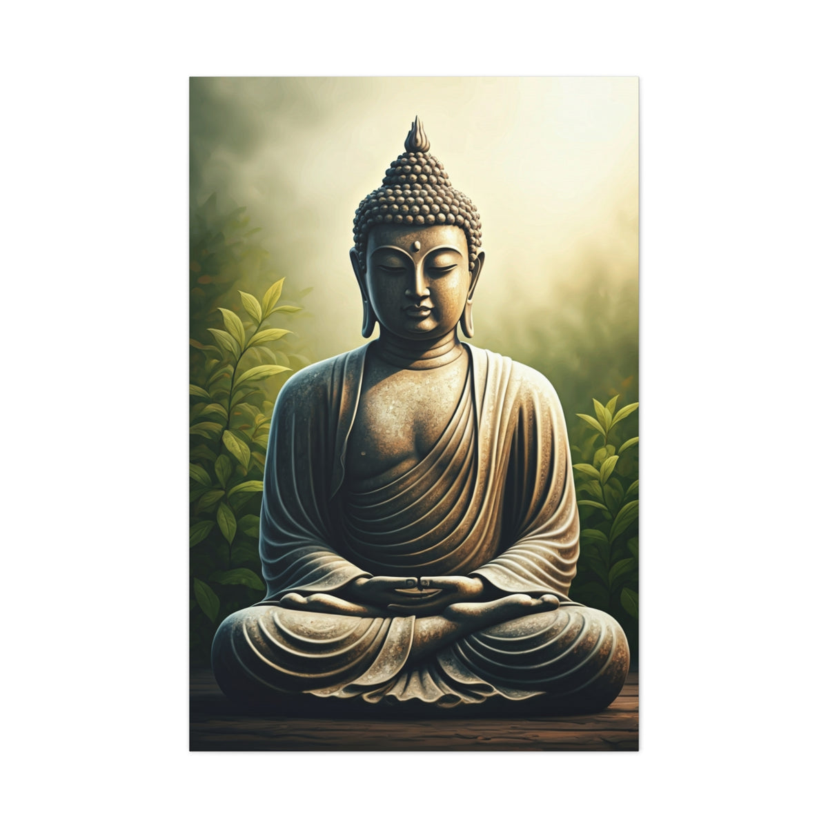 Tranquil Garden Buddha Calm Wall Art & Canvas Prints