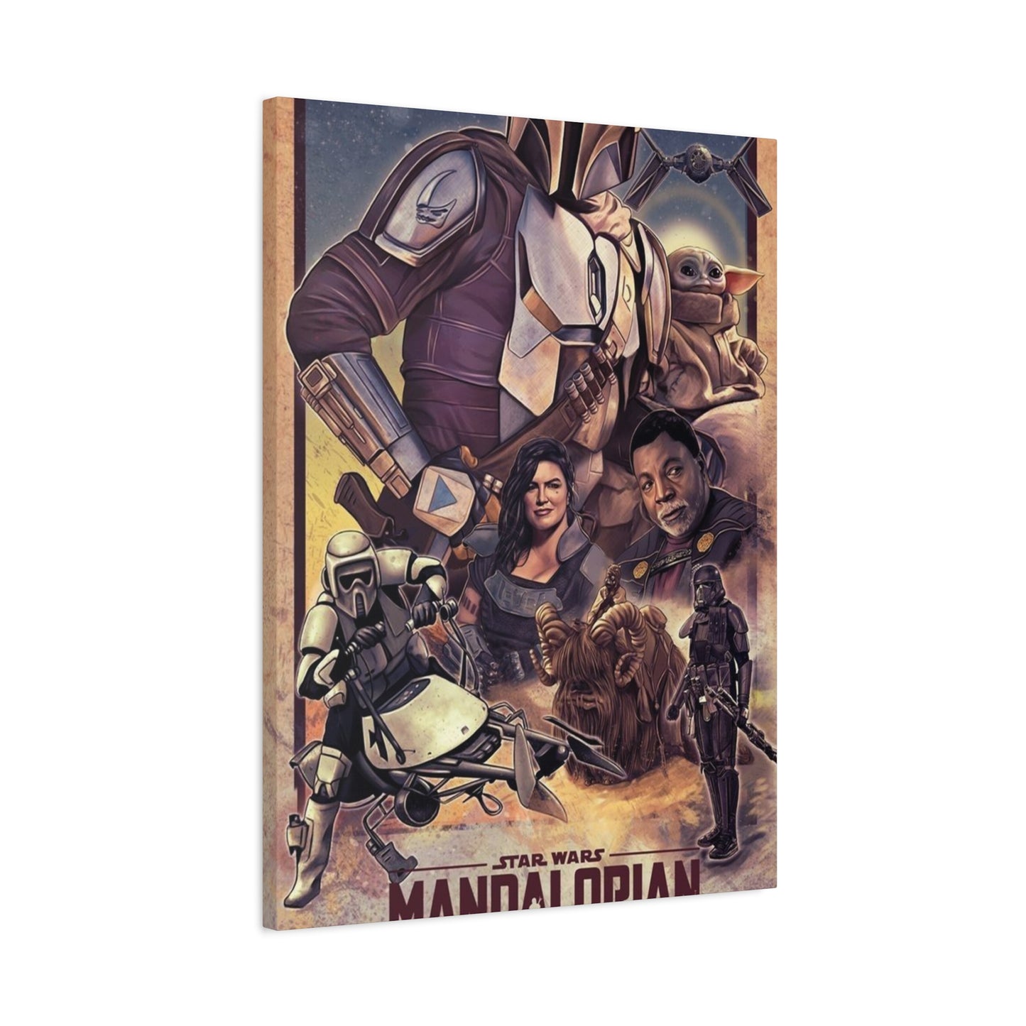 Mandalorian Poster Wall Art & Canvas Prints