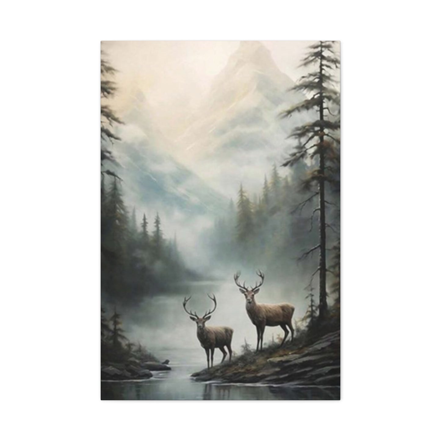 Reindeer Family Wall Art & Canvas Prints