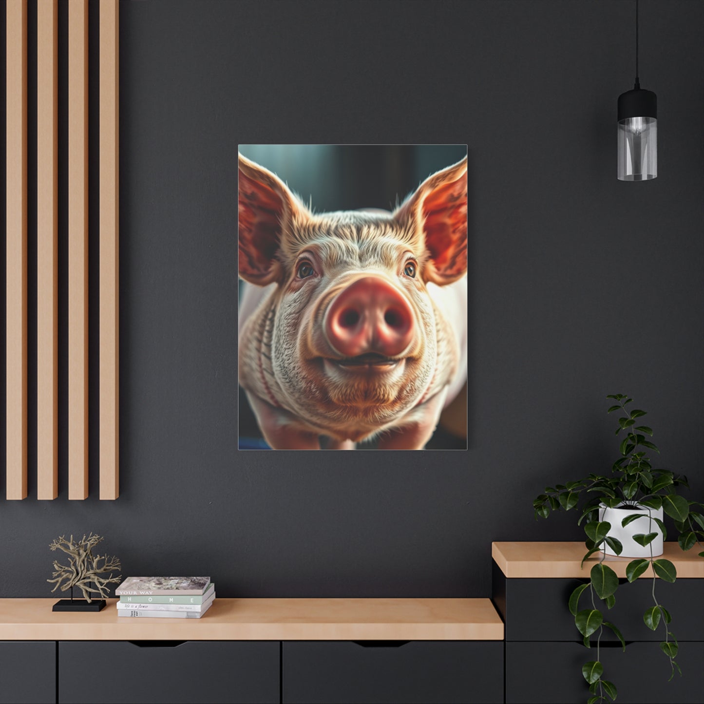 Pig Art Supreme Canvas Wall Art & Canvas Print