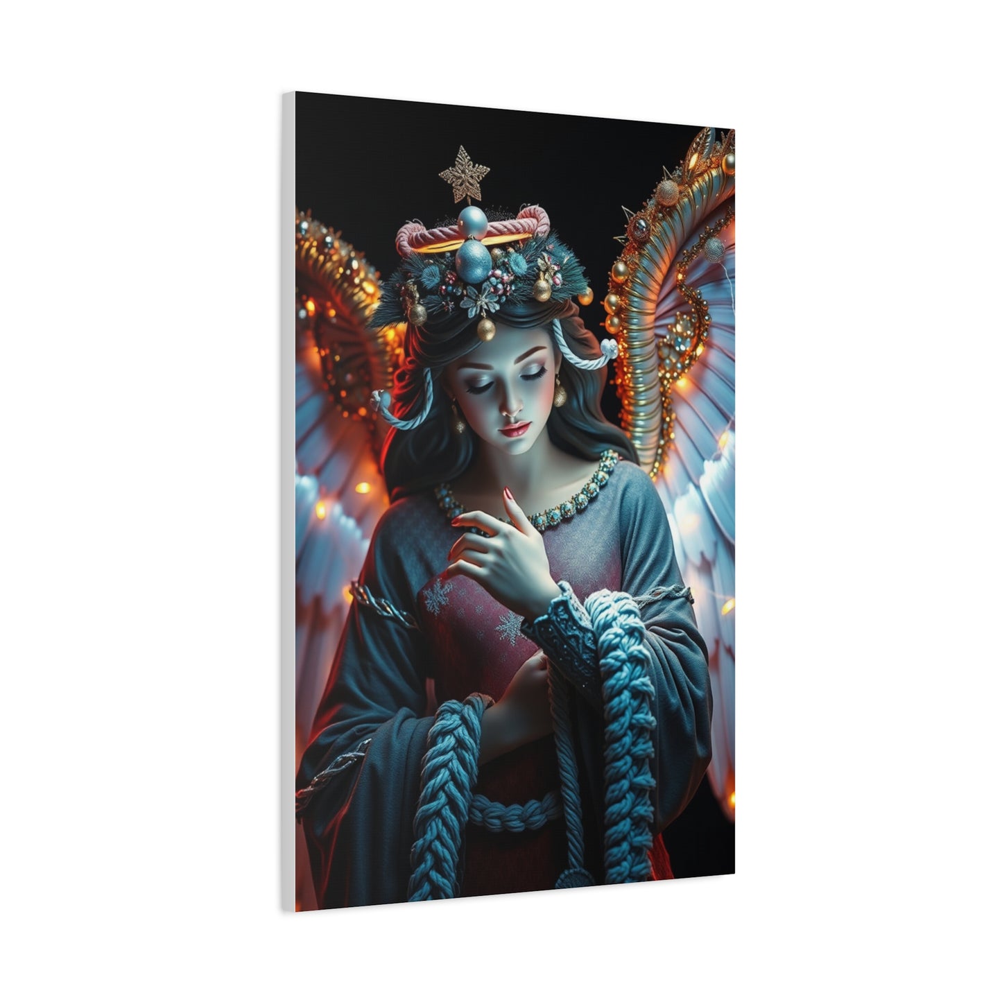 Christmas Angel Art Supreme Canvas Wall Art & Canvas Print