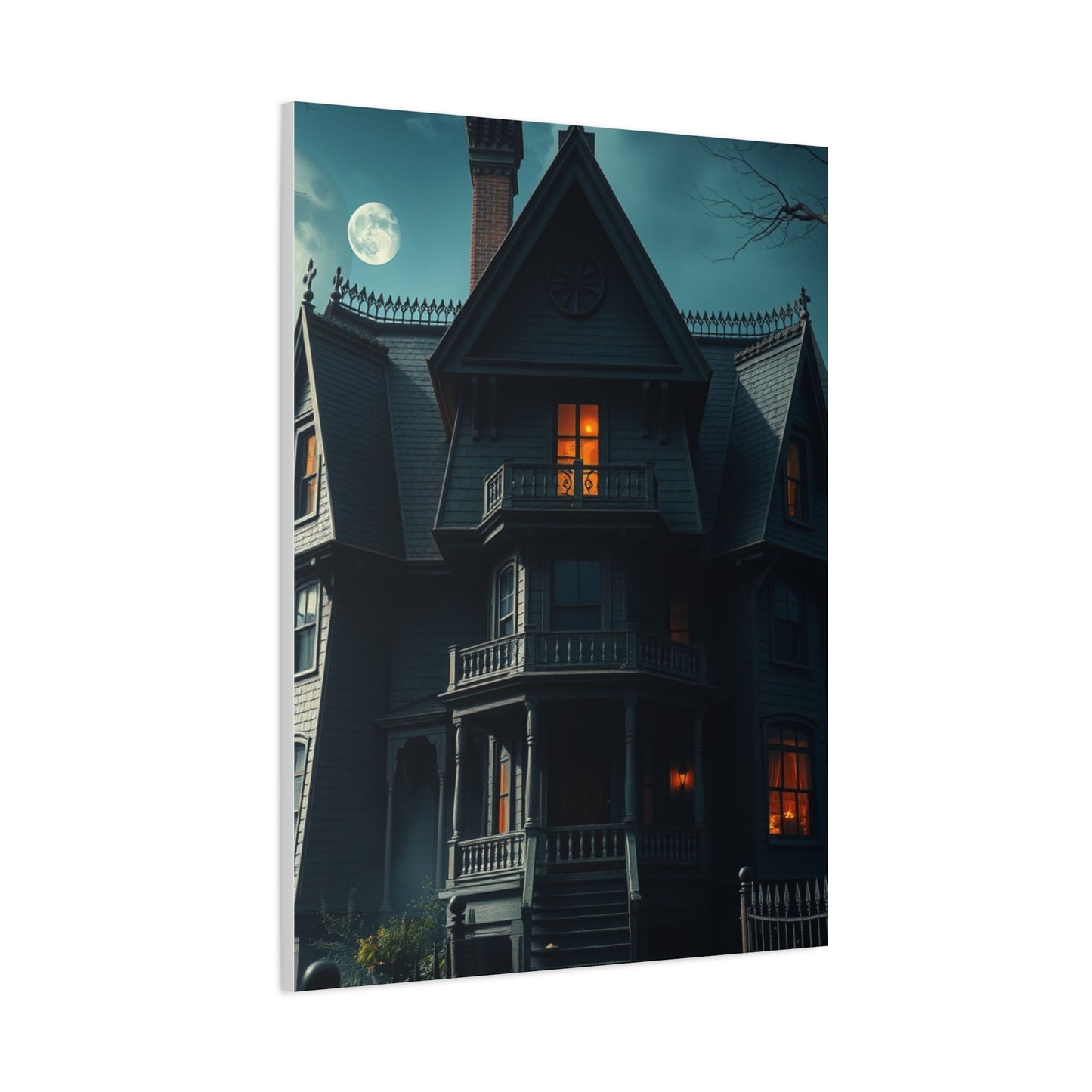 Collection Haunted House Art Wall Art & Canvas Print