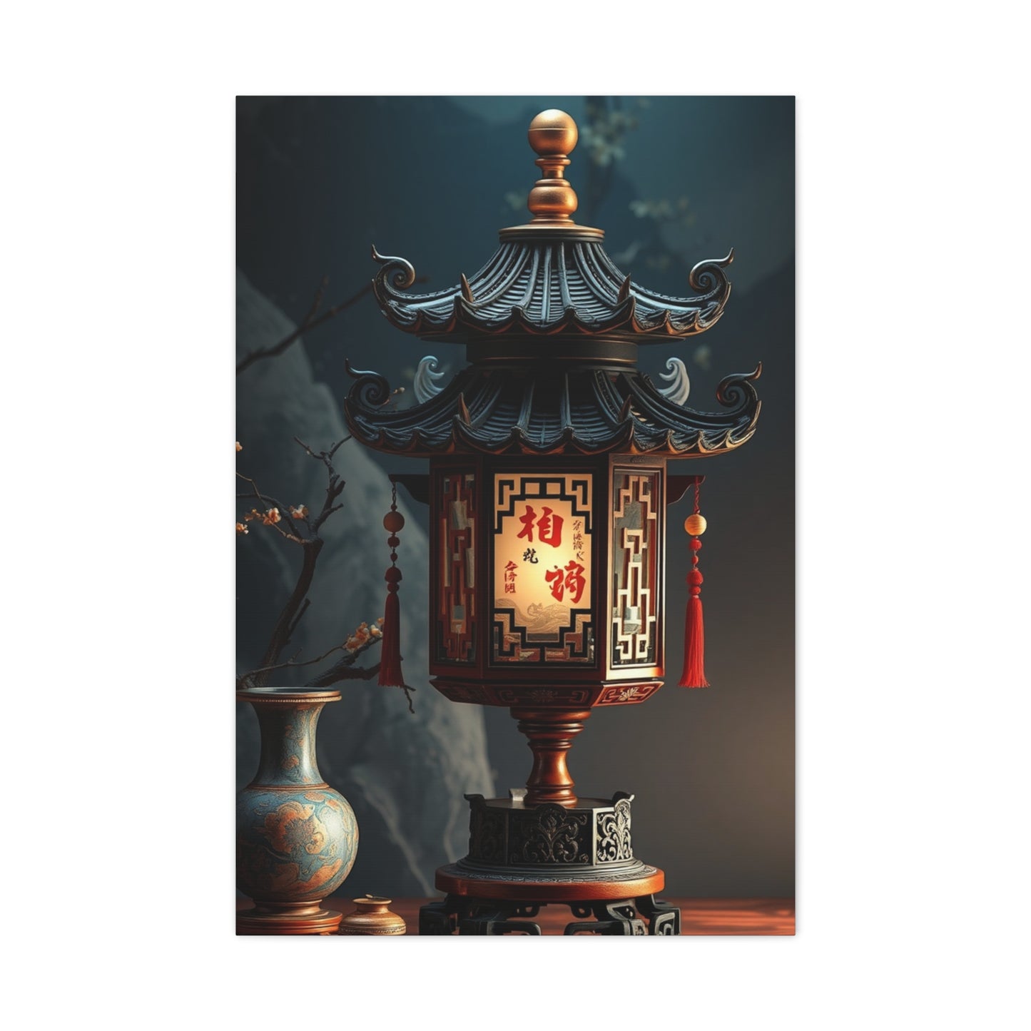 Chinese Decor Art Refined Elite Canvas Wall Art & Canvas Print