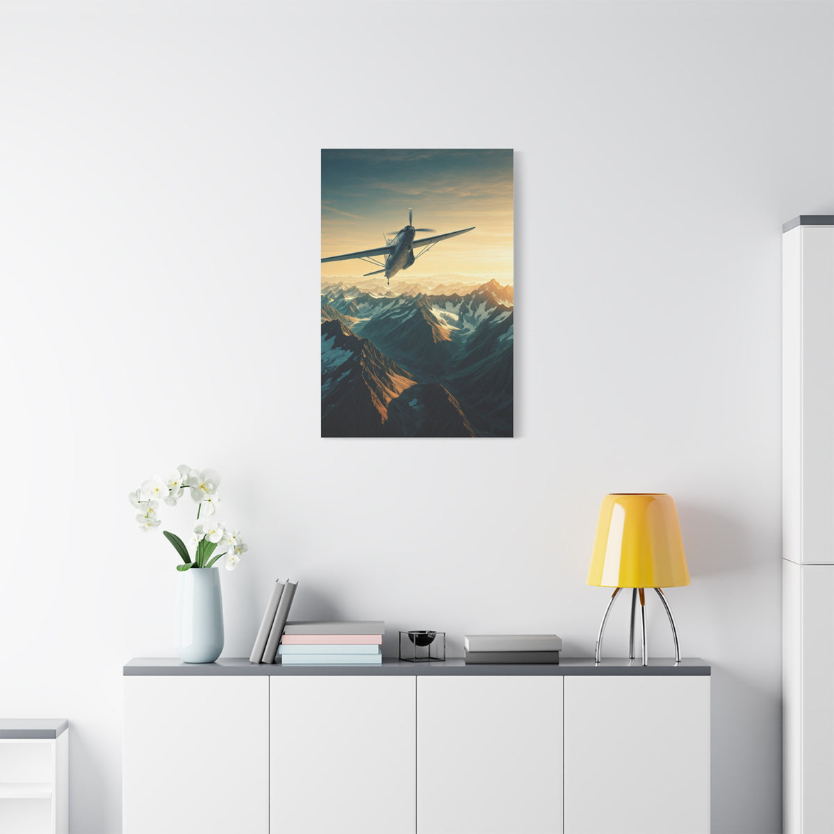 Above the Mountains at First Light Wall Art & Canvas Prints