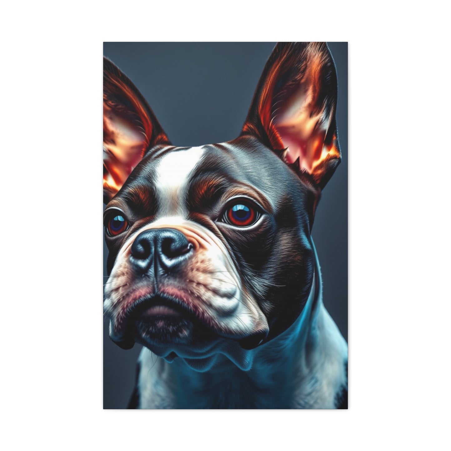 Supreme Art Collection Boston Terrier Wall Art & Canvas Print