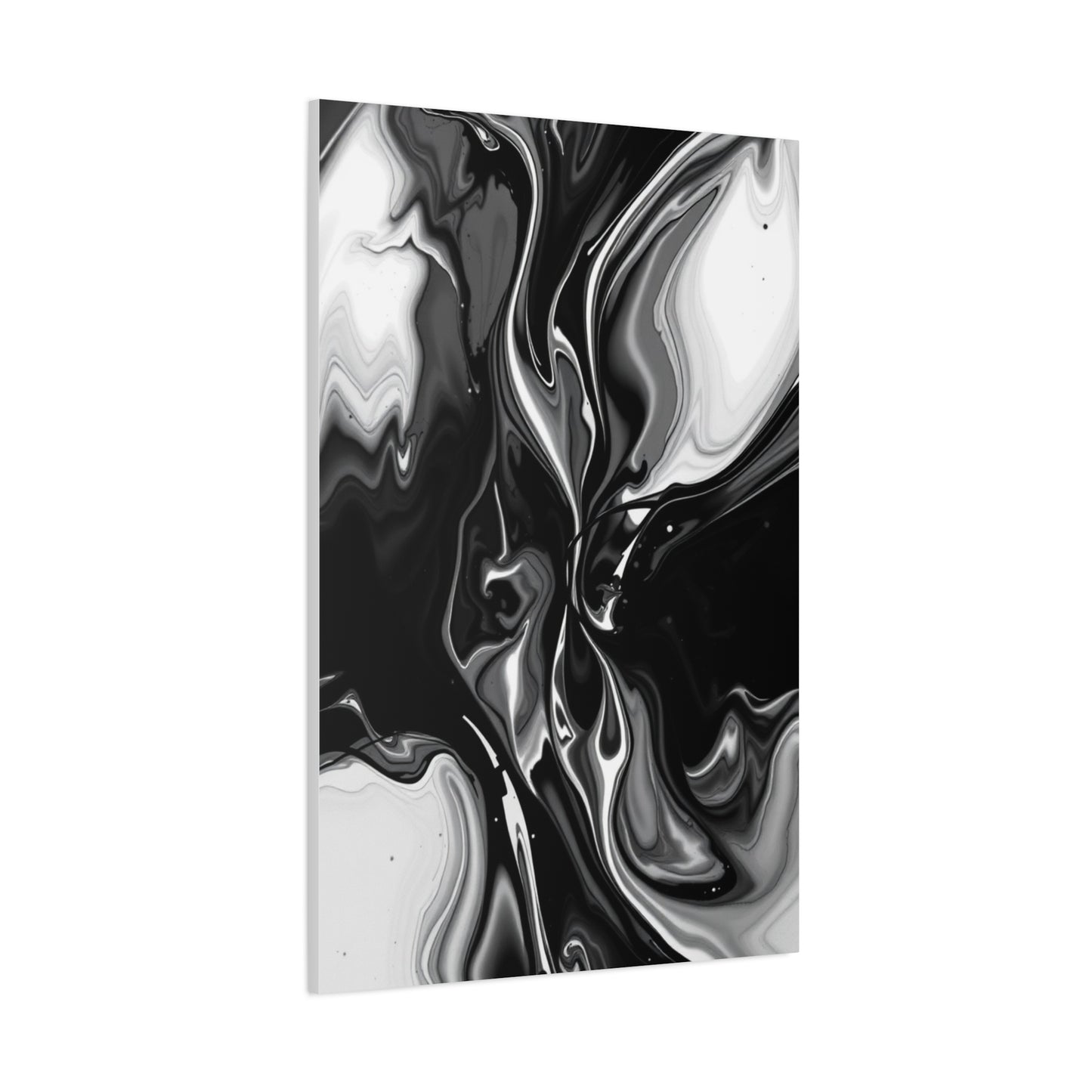 Masterpiece Black and White Abstract Art Vision Wall Art & Canvas Print
