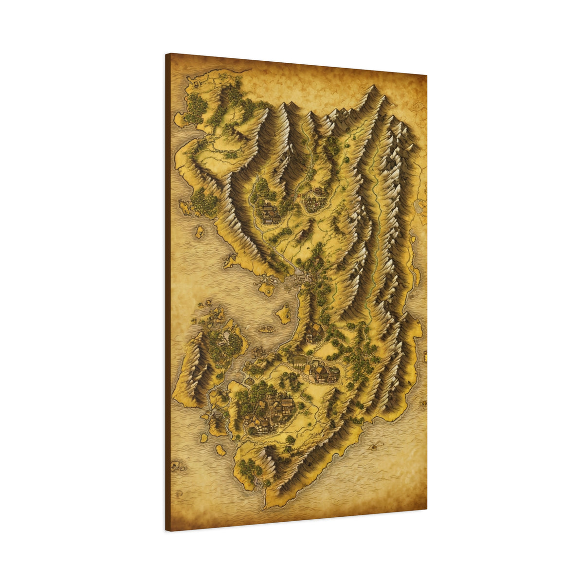 Ancient Realm Map Wall Art & Canvas Prints
