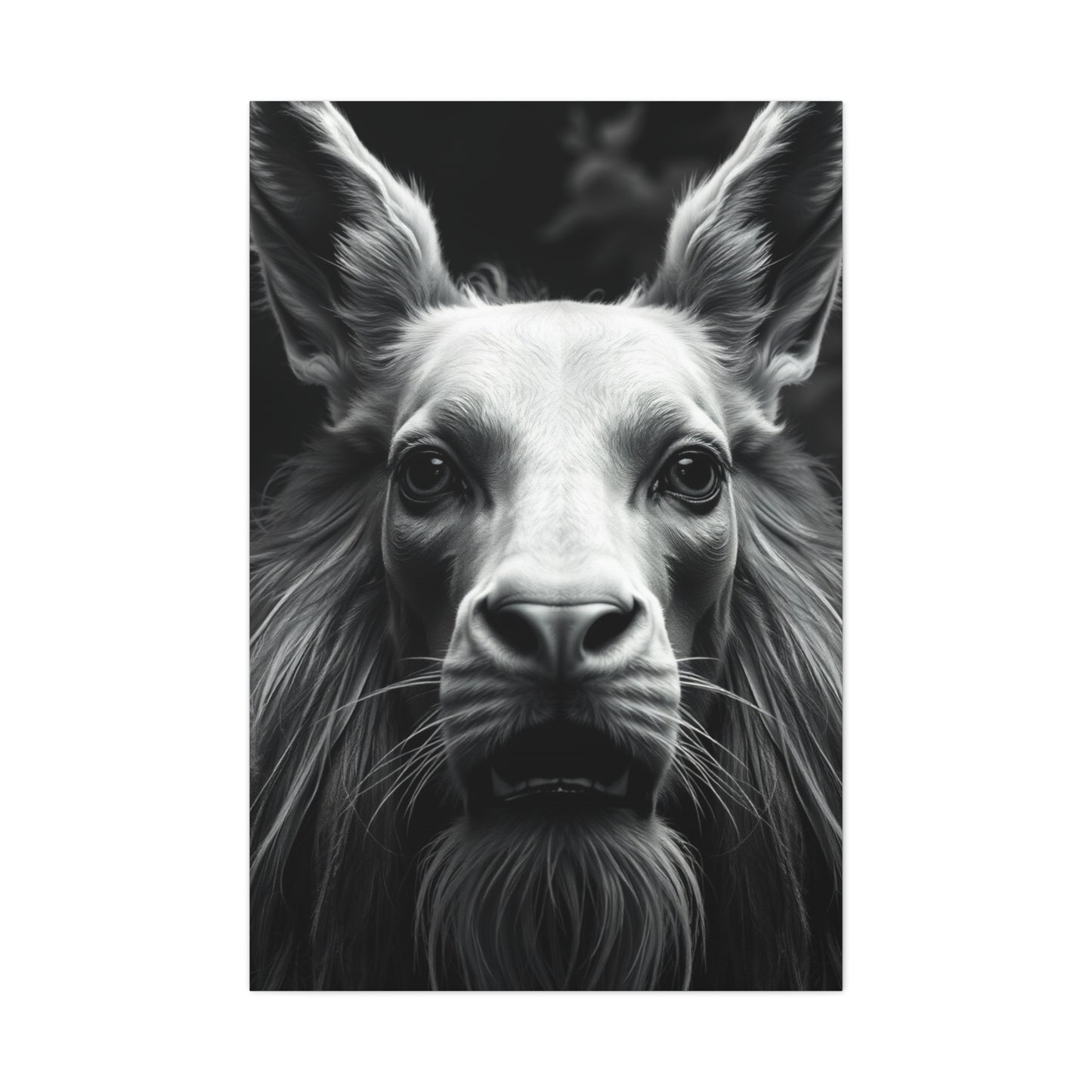 Veiled Silhouette Masterpiece Wall Art & Canvas Print