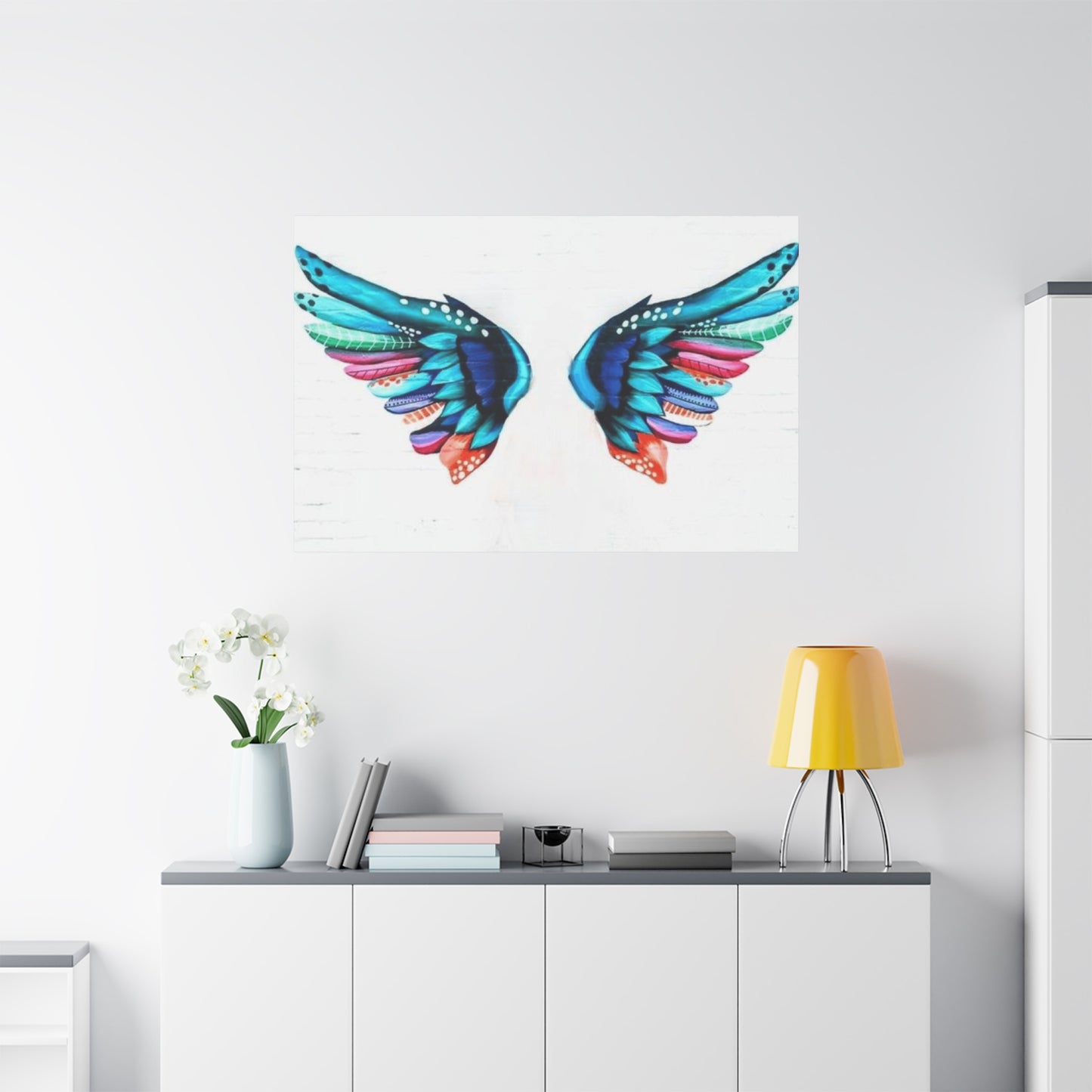 Colourful wings Wall Art & Canvas Prints