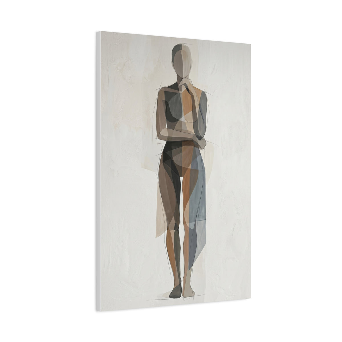 Contemporary Human-Centered Abstract Wall Art & Canvas Print