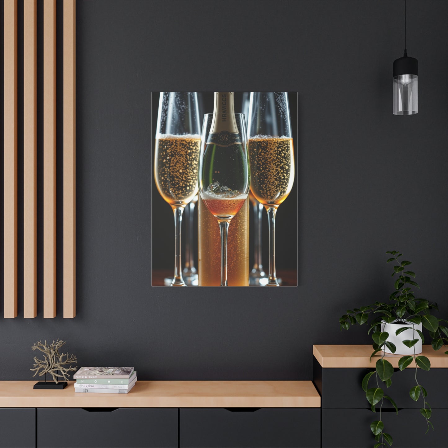 Vision Champagne Art Art Wall Art & Canvas Print
