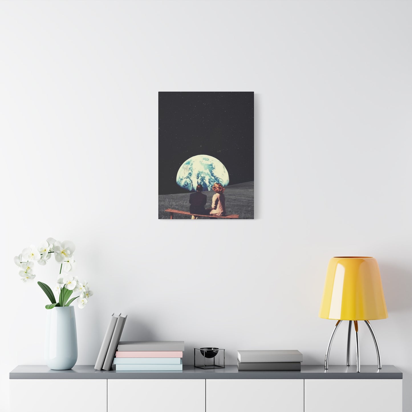 Earth from Moon Wall Art & Canvas Prints